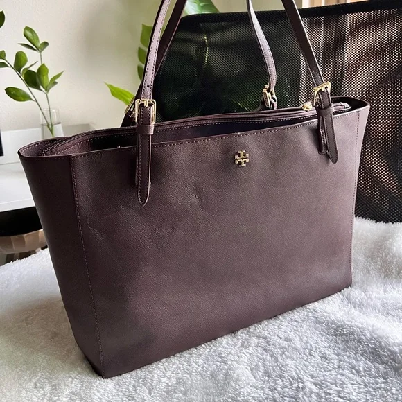 Tory Burch Bags Tory Burch Large Tote Bag Brown Poshmark